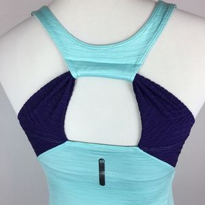 Pearl Izumi M Infinity Tank Shelf Bra Aqua Purple